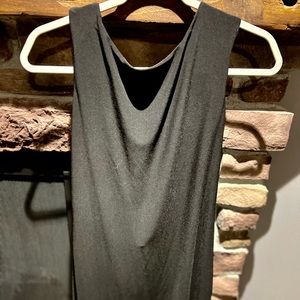 Black Mini Dress w/Scoop Back